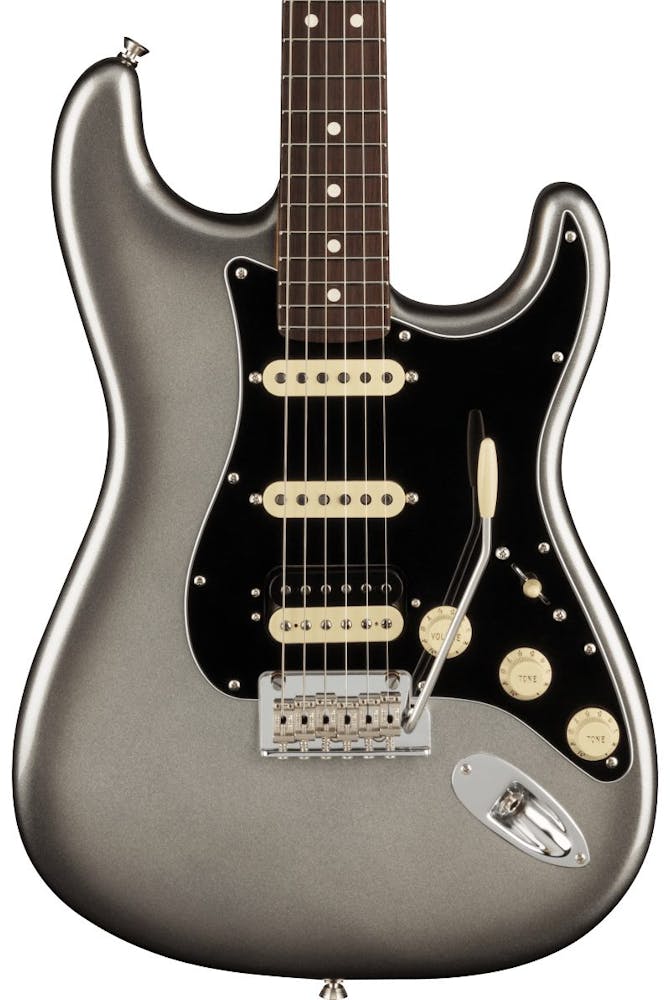 Fender American Professional II Stratocaster HSS in Mercury with Rosewood Fingerboard