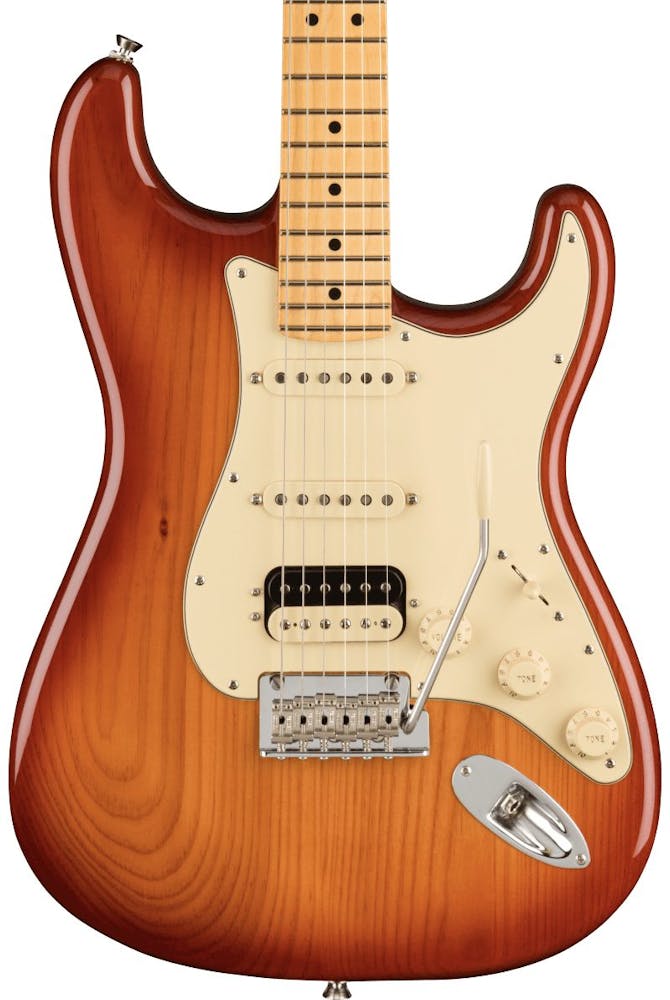 Fender American Professional II Stratocaster HSS in Sienna Sunburst with Maple Fingerboard