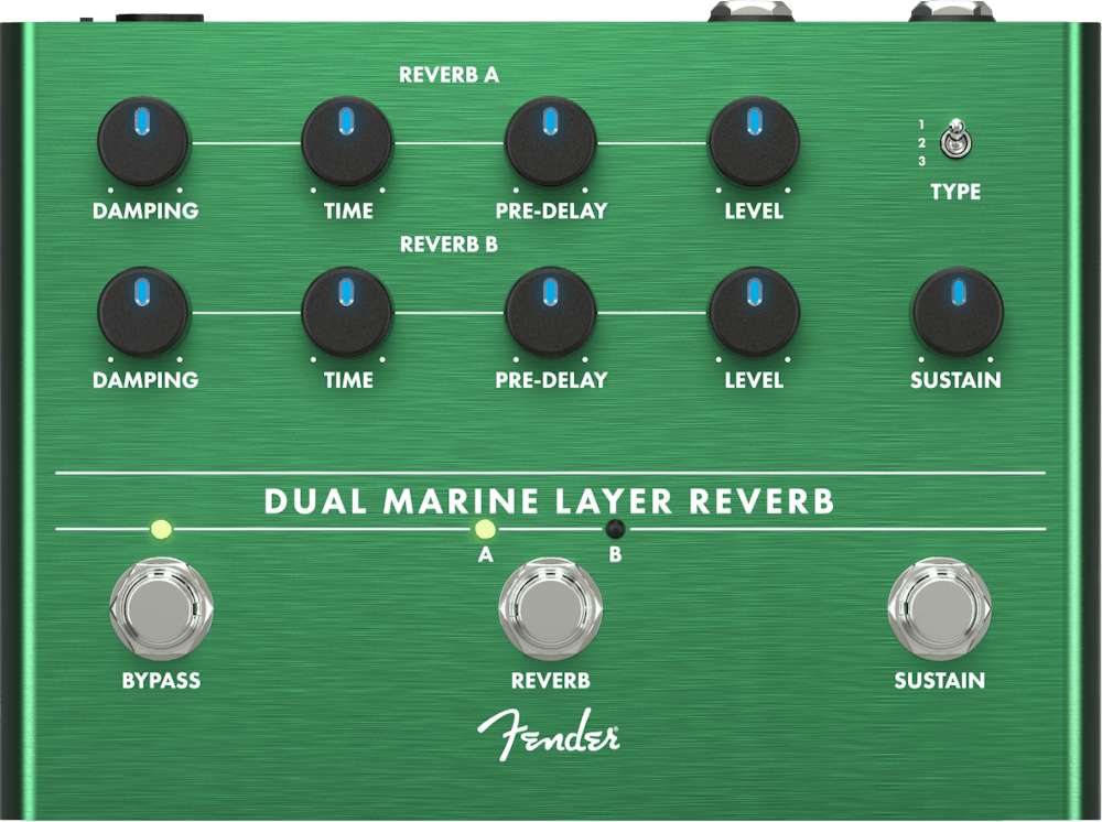 Fender Dual Marine Layer Reverb Pedal