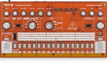 Behringer RD-6-TG Classic Analog Drum Machine in ORANGE