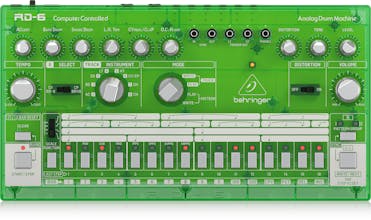 Behringer RD-6-LM Classic Analog Drum Machine in LIME GREEN