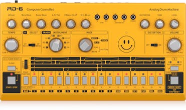 Behringer RD-6-AM Classic Analog Drum Machine in YELLOW