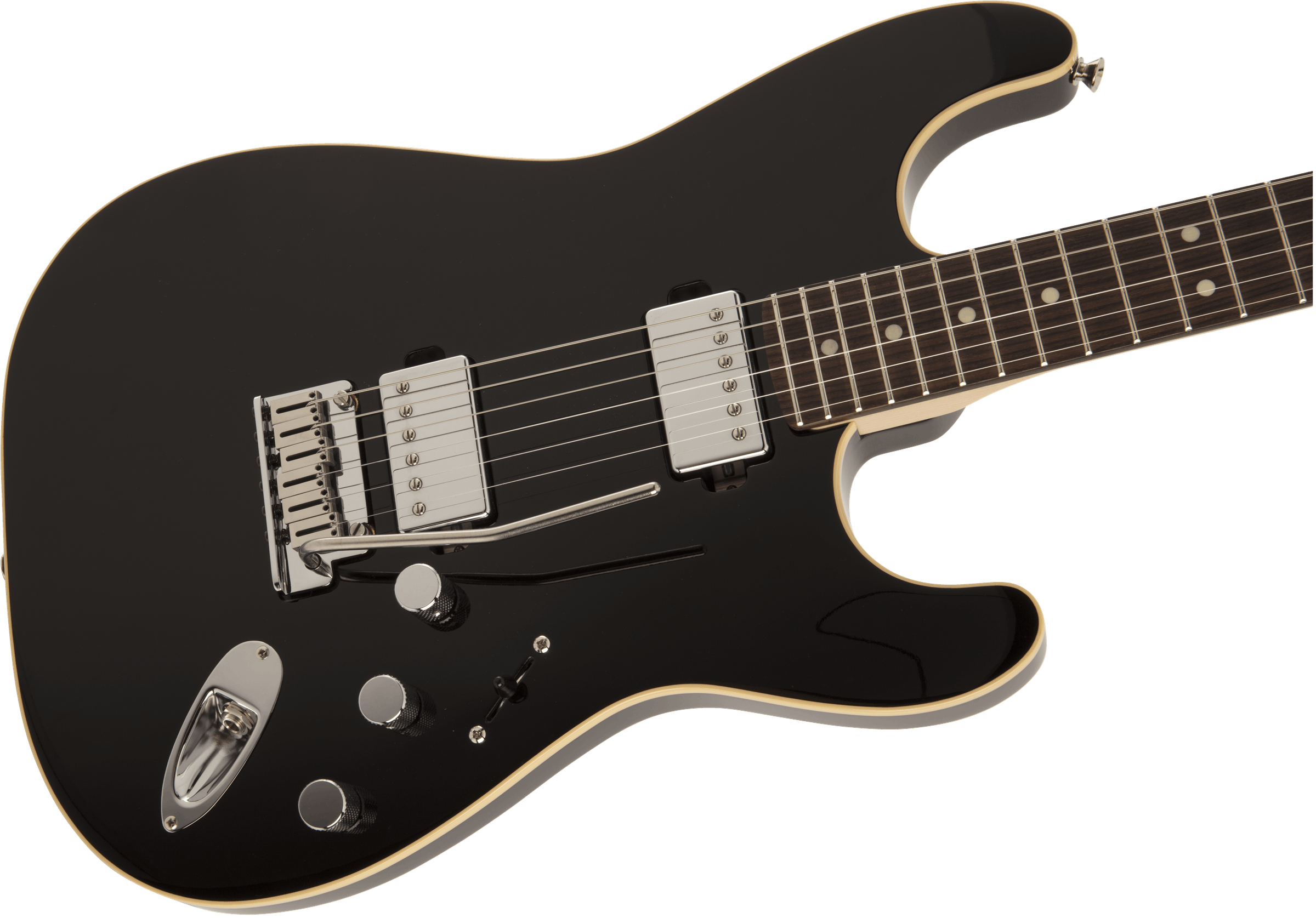 Fender Made in Japan Modern HH Stratocaster in Black - Andertons 
