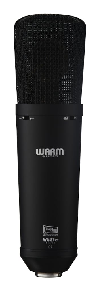 Warm Audio WA-87 R2 Vintage Condenser Microphone in Black