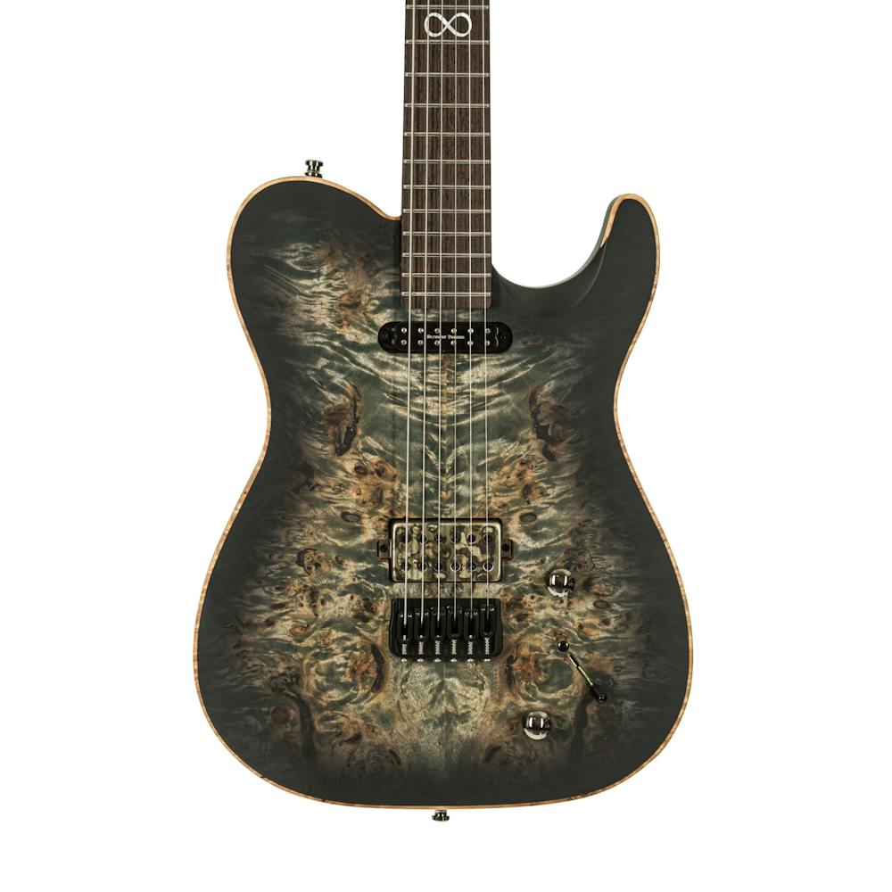 Chapman ML3 Pro BEA Baritone Rabea Massaad Signature Electric Guitar in Irithyll Burst Green