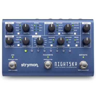 Strymon NightSky Time-Warped Reverberator Pedal