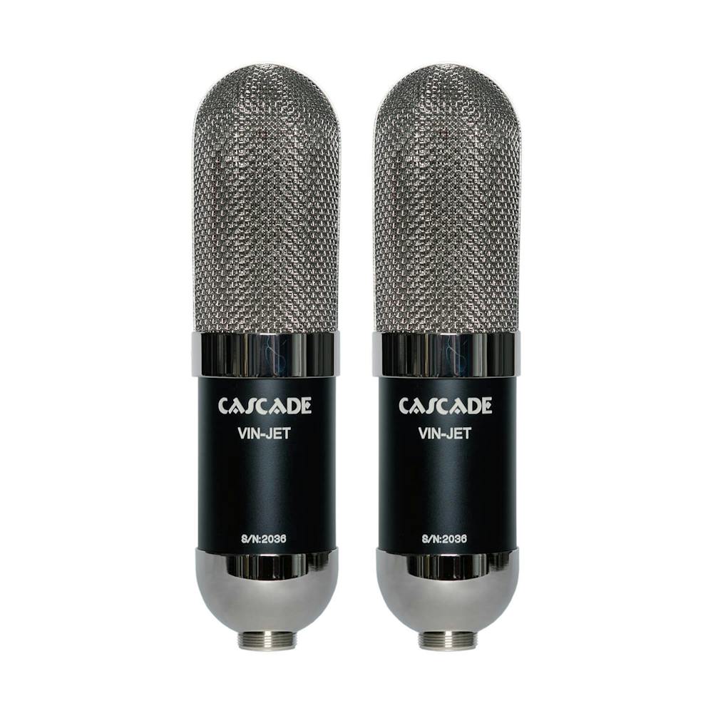 Cascade Vin-Jet Stereo Pair Long Ribbon Microphones