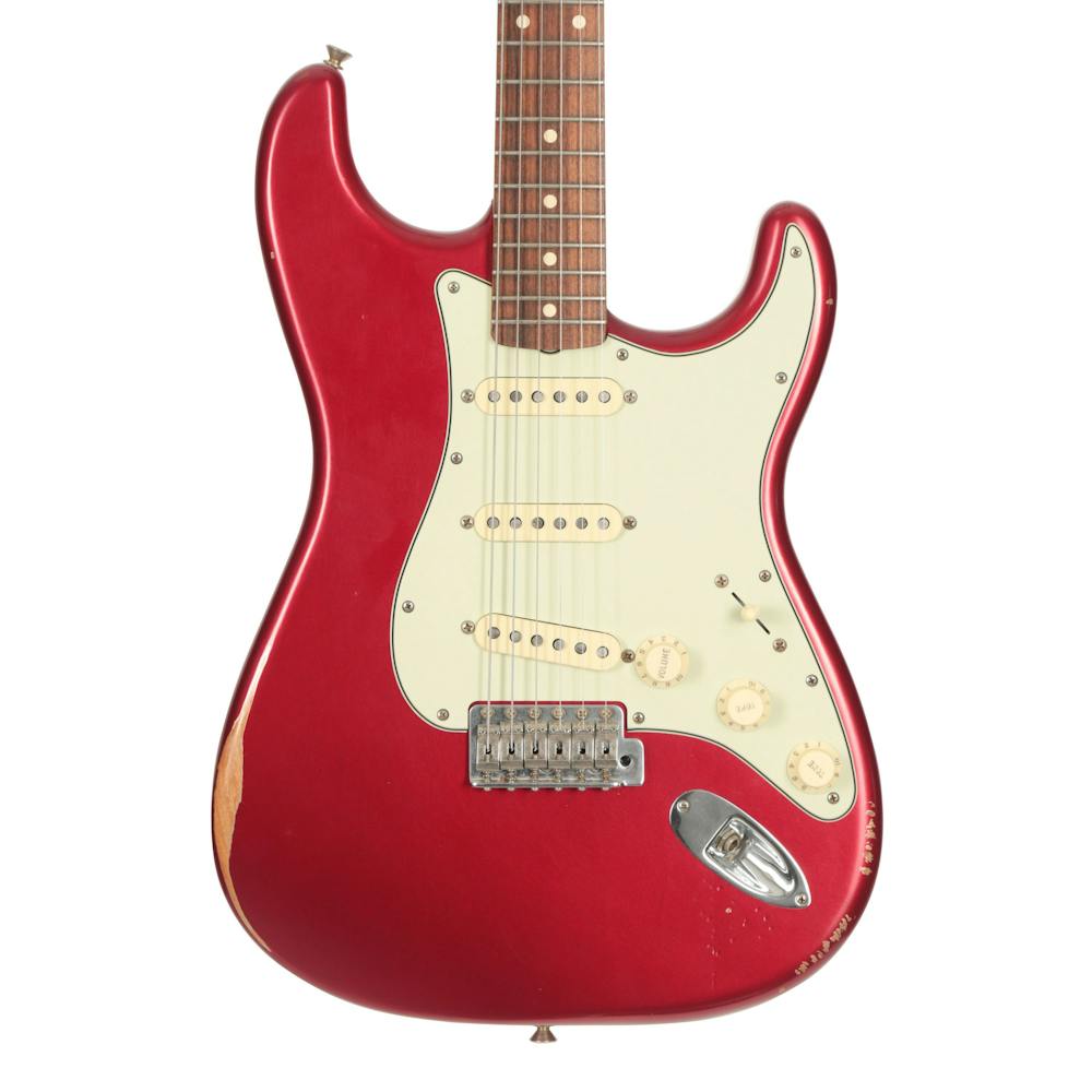 Fender Limited Edition Road Worn '60s Stratocaster in Faded Candy Apple Red