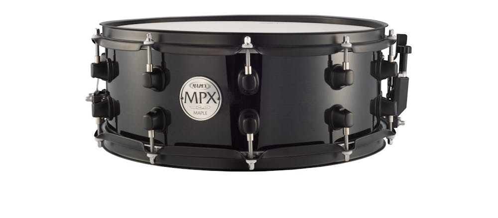 Mapex MPX Snare 14" x 5.5" Maple Shell, Black finish, Black Fittings