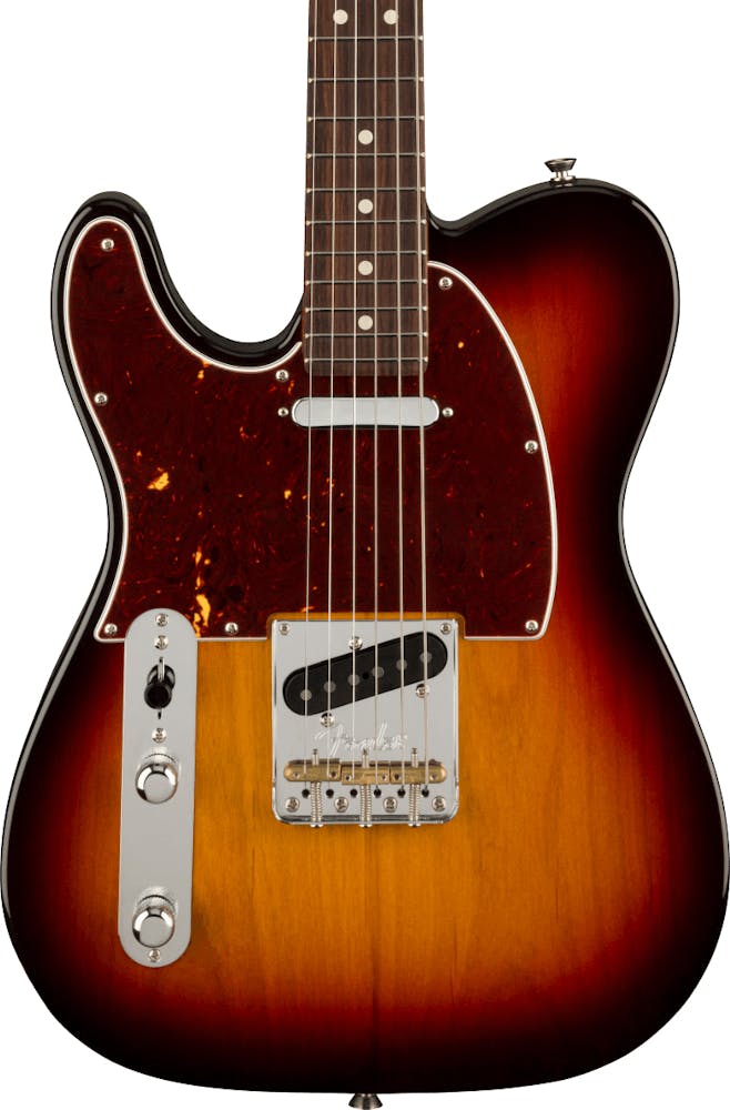 Fender American Professional II Telecaster Left-Handed in 3-Tone Sunburst With Rosewood Fingerboard