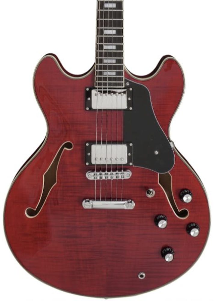 Sire Larry Carlton H7 Hollowbody in See Through Red