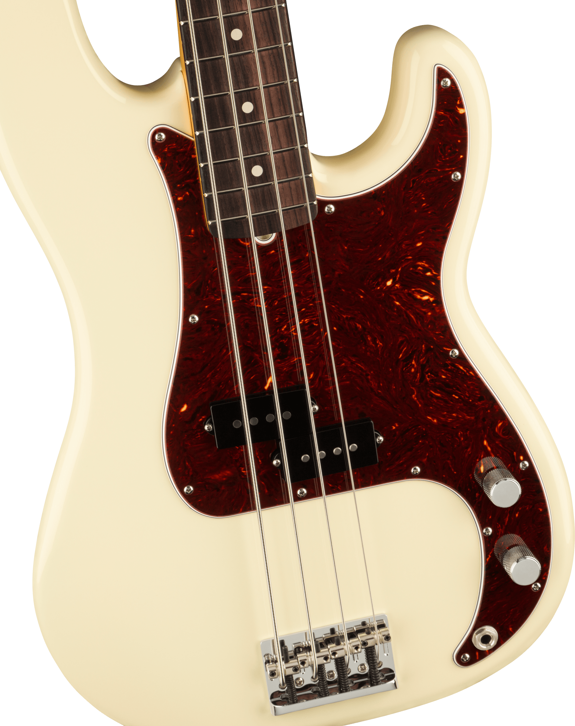 Fender American Professional Ii Precision Bass In Olympic White With