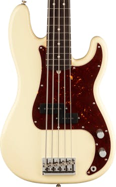 Fender American Professional II Precision Bass V in Olympic White