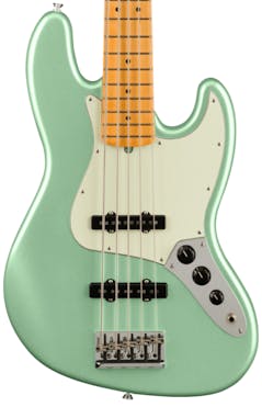 Fender American Professional II Jazz Bass V In Mystic Surf Green with Maple Fingerboard