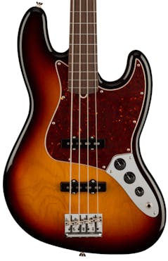 Fender American Professional II Jazz Bass Fretless In 3-Colour Sunburst with Rosewood Fingerboard