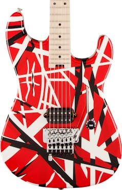 EVH Tribute Striped Series in Red, Black and White