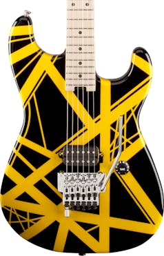 EVH Tribute Striped Series in Black and Yellow