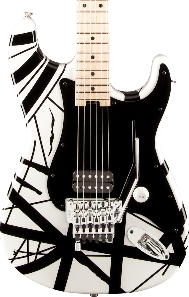 EVH Tribute Striped Series in Black and White