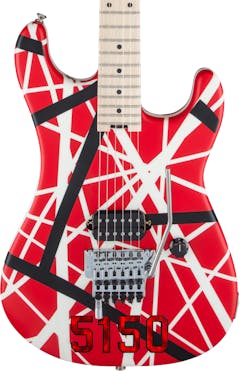 EVH Striped Series 5150 in Red, Black and White