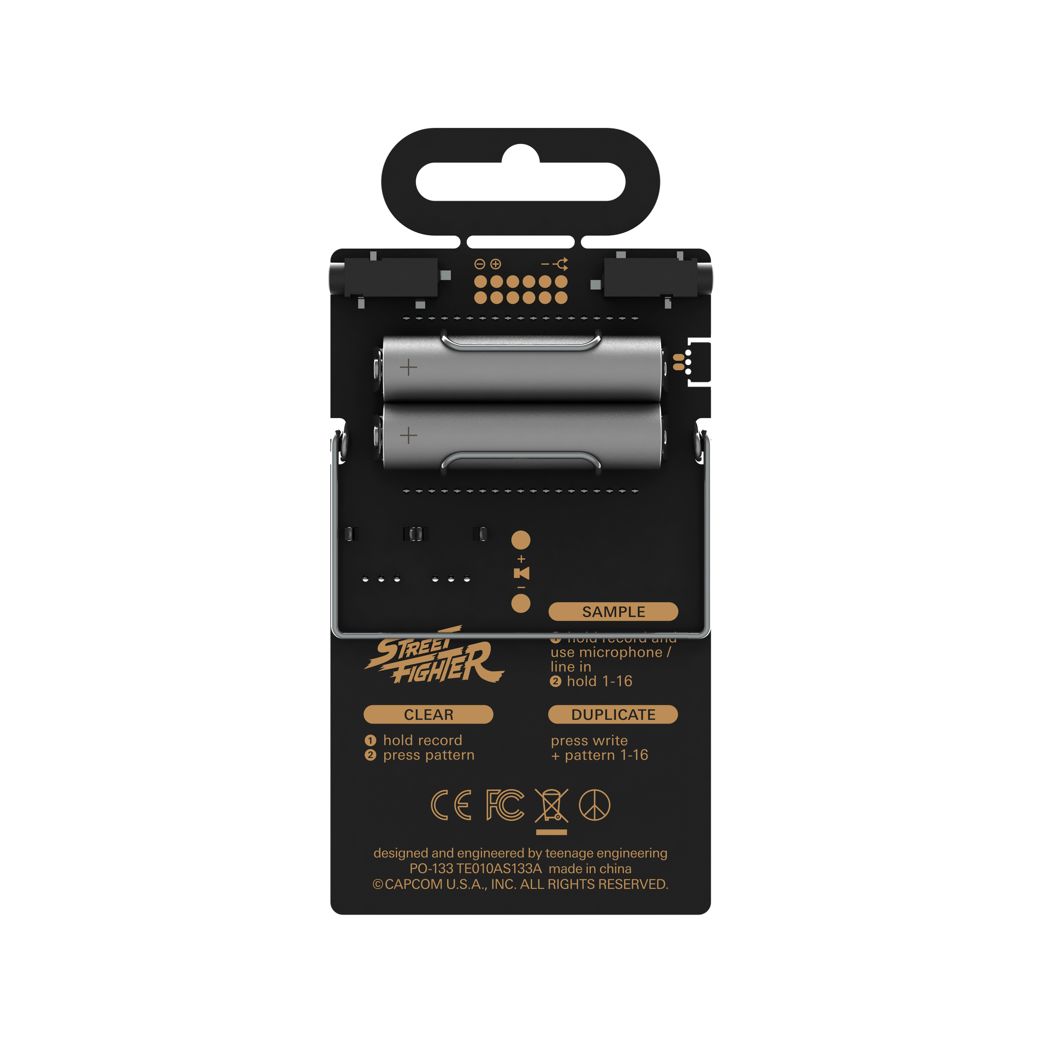 Teenage Engineering PO-133 Street Fighter Pocket Operator Micro 
