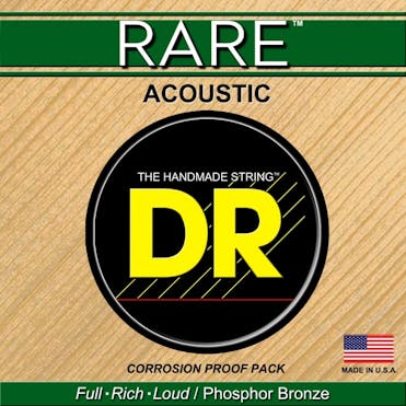 DR Rare Phosphor Bronze Acoustic Guitar Strings Extra Light 10-48