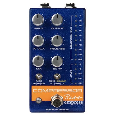 Empress Effects Bass Compressor Pedal in Blue