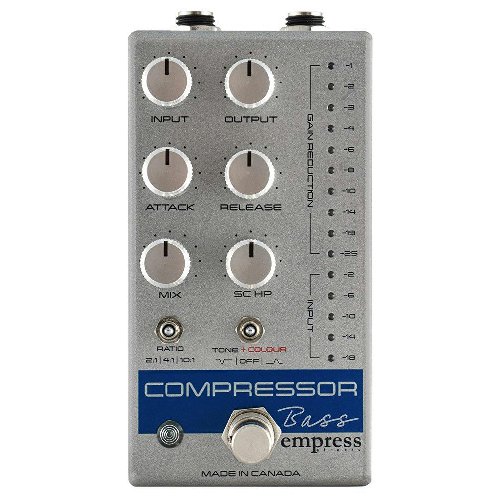 Empress Effects Bass Compressor Pedal in Silver