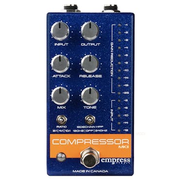 Empress Effects Compressor MKII Pedal in Blue