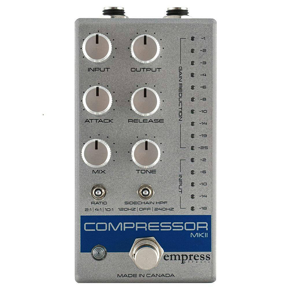 Empress Effects Compressor MKII Pedal in Silver