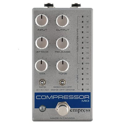 Empress Effects Compressor MKII Pedal in Silver