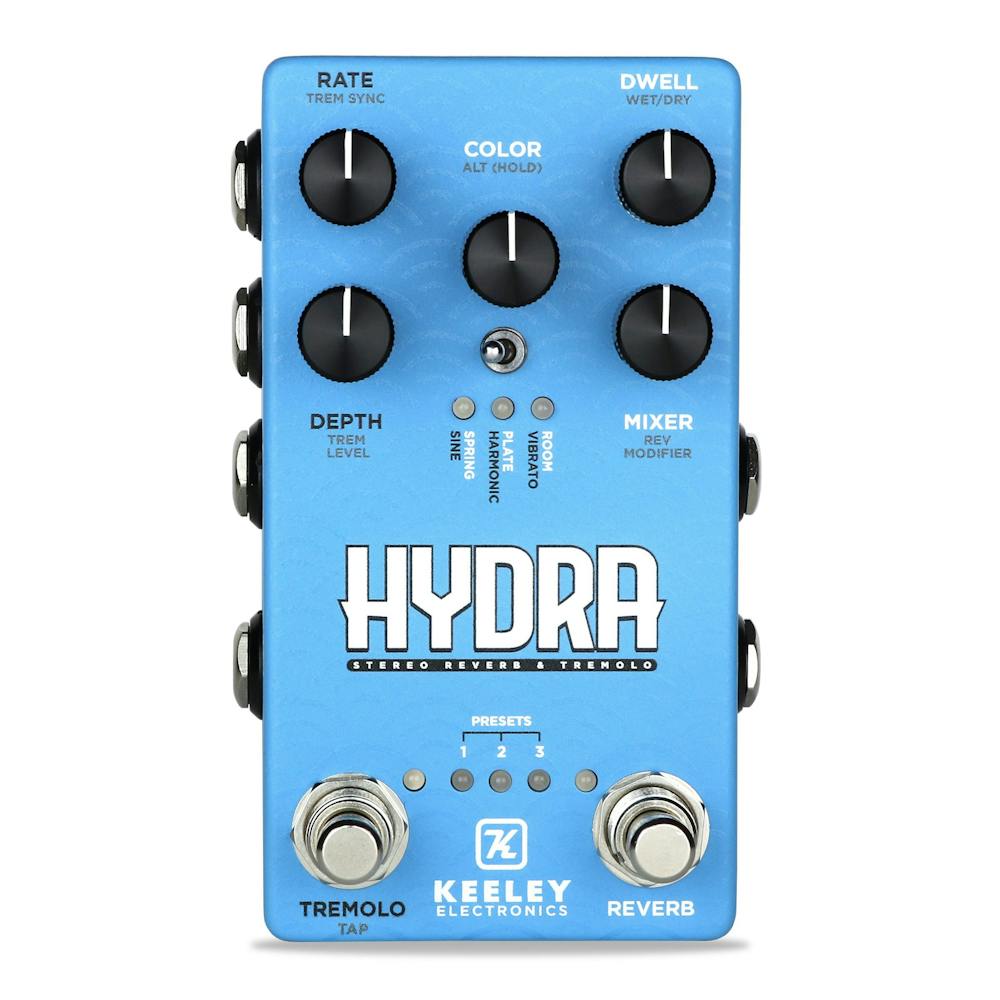 Keeley Electronics Hydra Stereo Reverb & Tremolo Pedal
