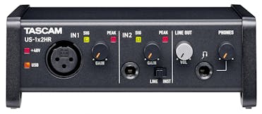 Tascam US-1x2HR 1-In / 2-Out USB Audio Interface