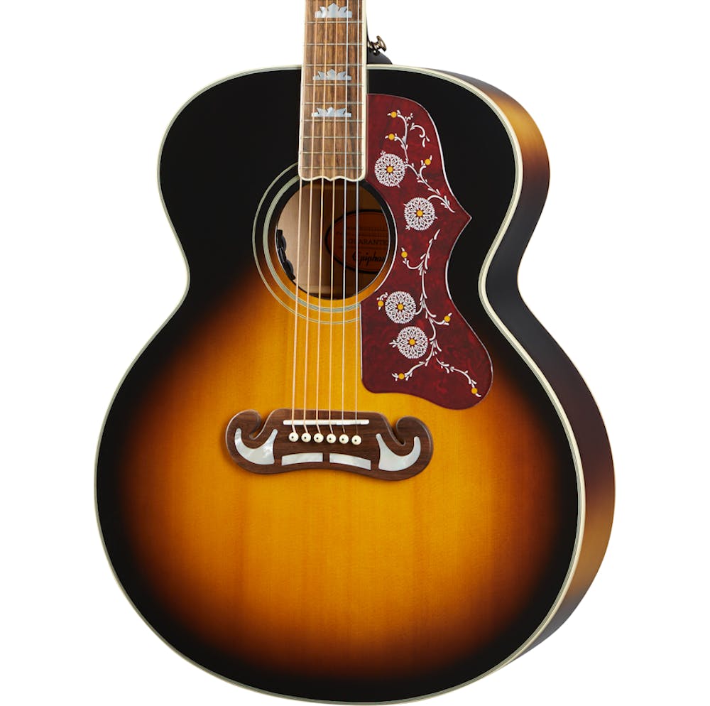 Epiphone Inspired by Gibson J-200 in Aged Vintage Sunburst Gloss