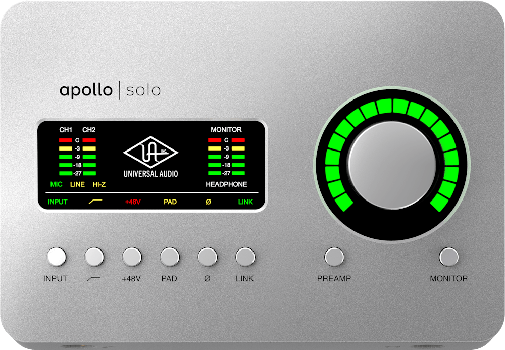 Universal Audio Apollo Solo Heritage Edition Thunderbolt 3 Audio Interface