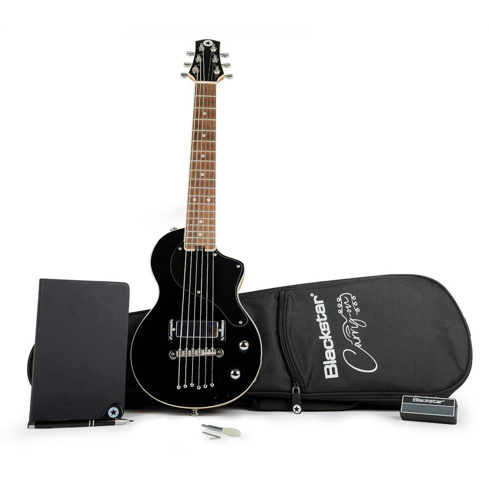 Blackstar Carry-On Standard Travel Pack Guitar in Black with amPlug headphone amp