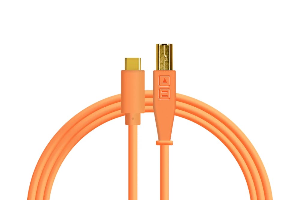 DJ TechTools - Chroma Cables: USB-C neon orange