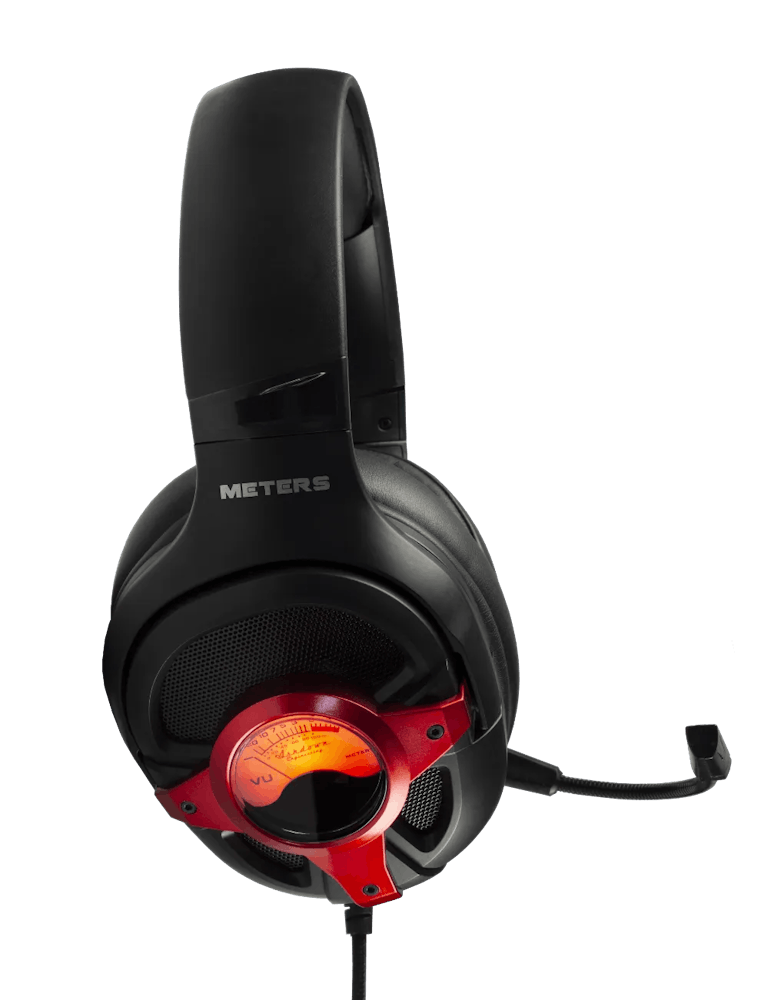Meters Level-Up 7.1 Surround Sound Gaming Headset in Red