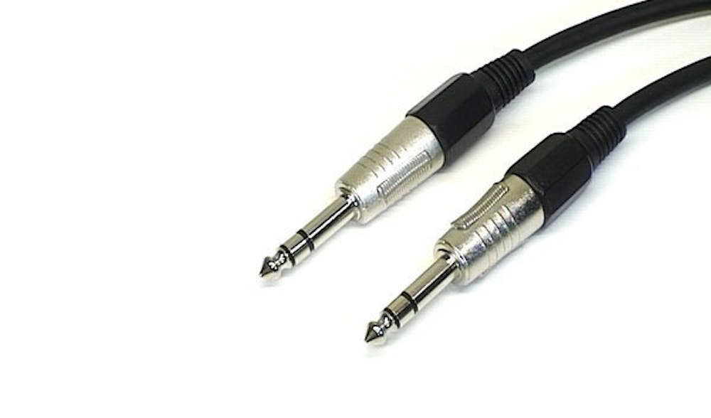 Andertons Pro Sound 6.3mm TRS Jack to Jack Balanced Patch Lead 6m