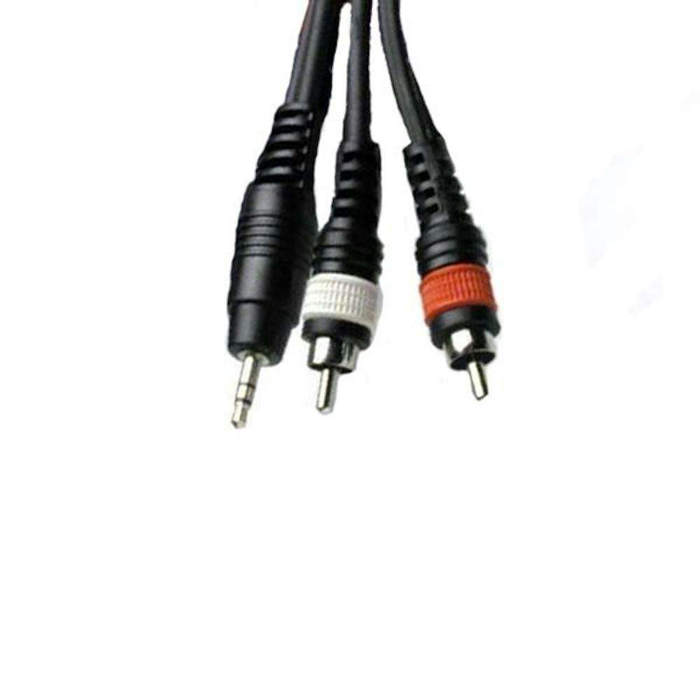 Andertons Pro Sound 3.5mm Mini Stereo Jack to 2 x RCA Phono Cable 3m