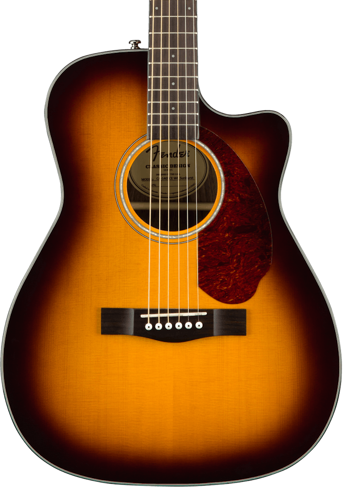 Fender CC-140SCE Concert Electro Acoustic in Sunburst
