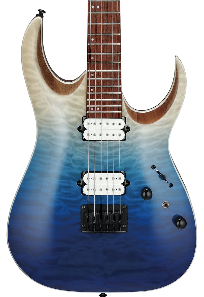 Ibanez RGA42HPQM-BIG Electric Guitar in Blue Iceberg Gradation