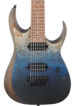 Ibanez RGD7521PB-DSF 7-String Electric Guitar in Deep Seafloor Fade Flat