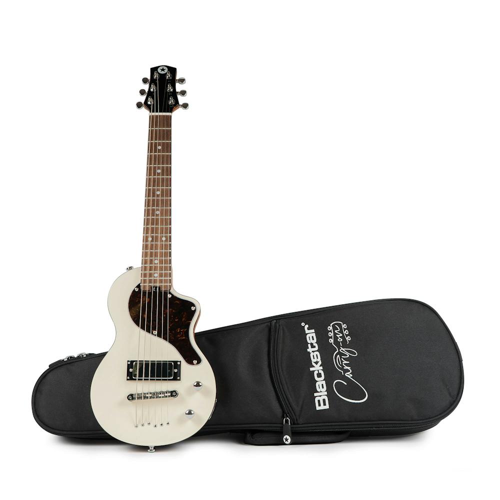 Blackstar Carry-On Travel Guitar in White