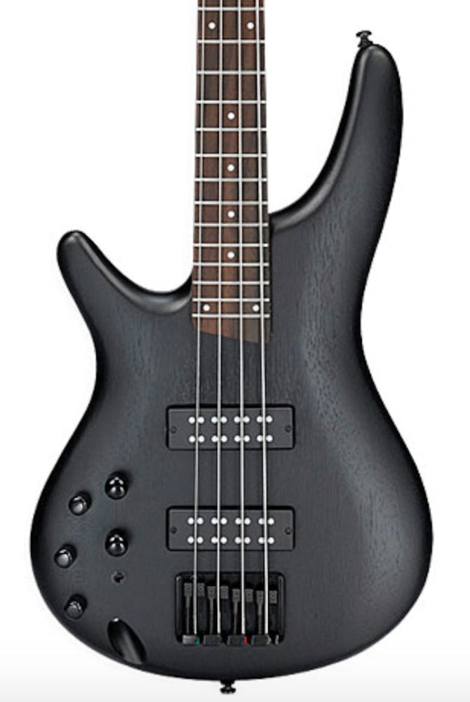 Ibanez SR300EBL Left Handed 4-string Bass in weathered black