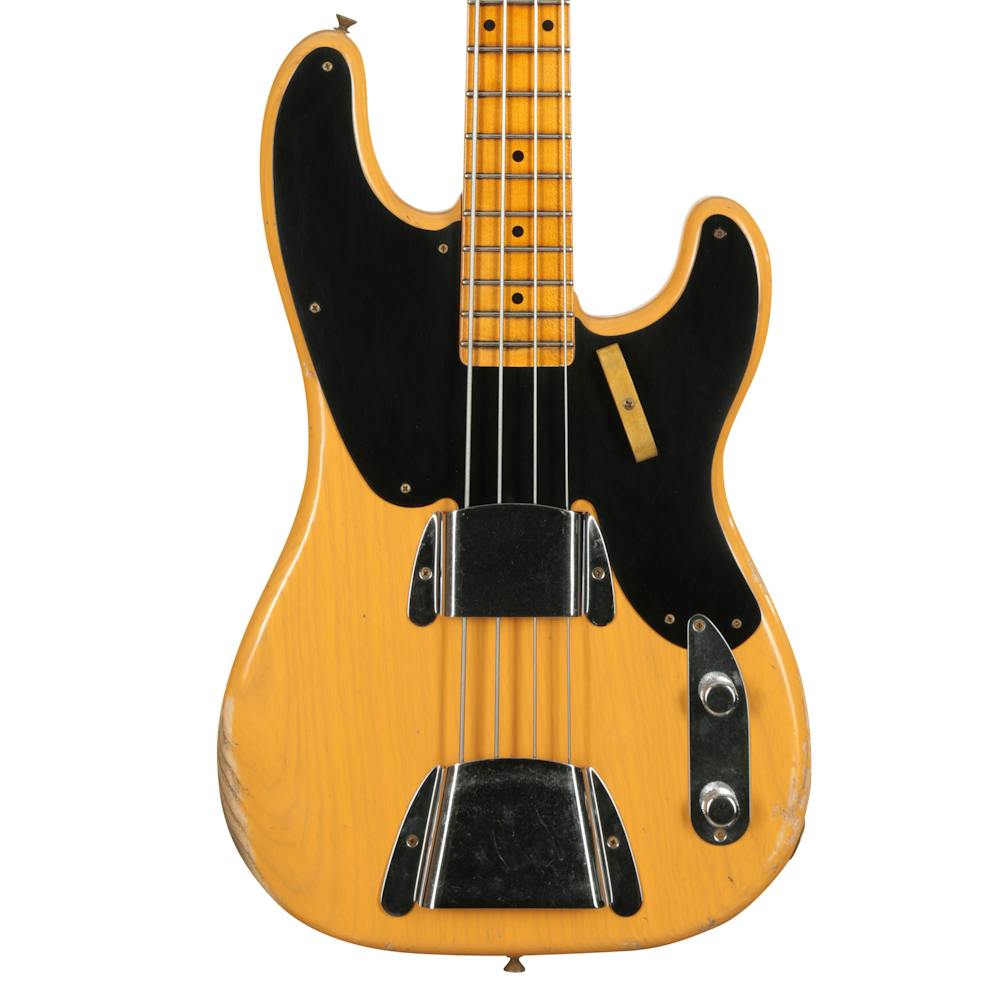 Fender Custom Shop 55 Precision Bass Relic in Aged Butterscotch Blonde