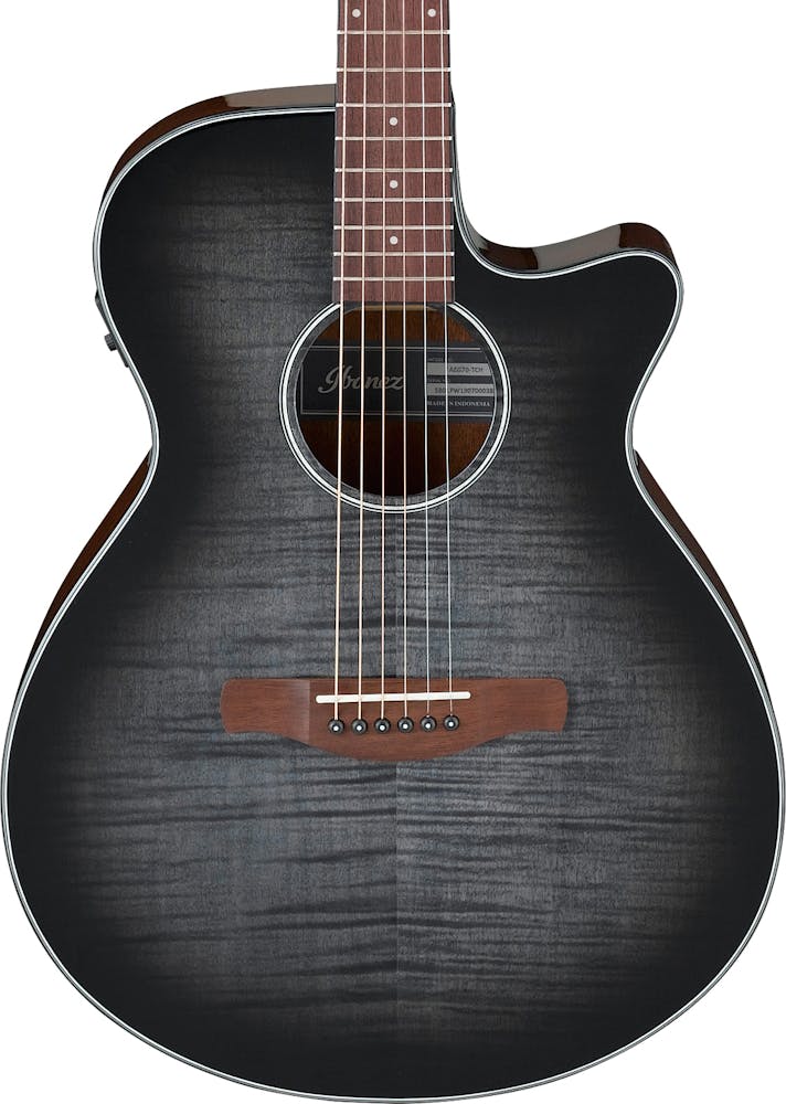 Ibanez AEG70-TCH AEG Series Acoustic Guitar in Charcoal Burst