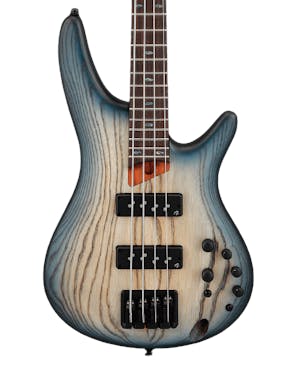 Ibanez SR600ECTF SR 4 String Bass in Cosmic Blue Starburst