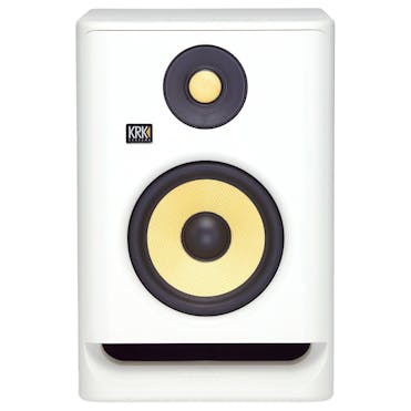 KRK Rokit RP5 G4 Monitor Speaker in White Noise