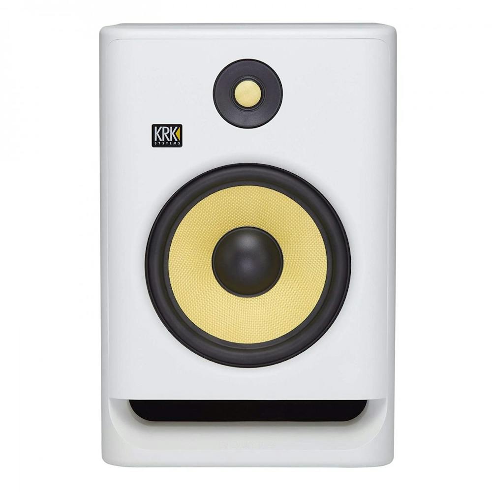 B Stock : KRK Rokit RP8 G4 Monitor Speaker in White Noise