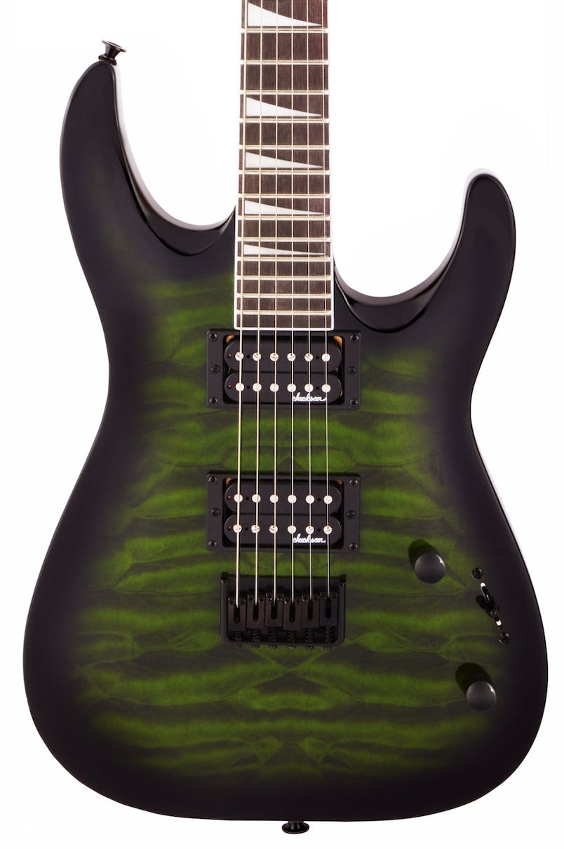 green jackson guitars